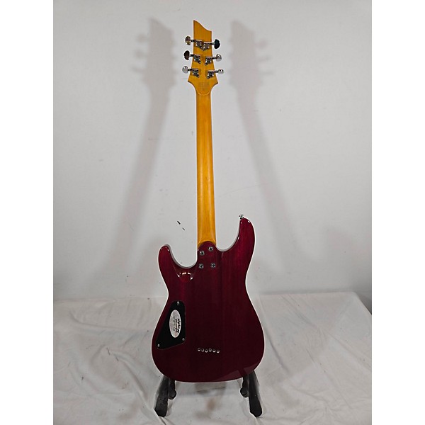 Used Schecter Guitar Research Used Schecter Guitar Research C6 Plus Trans Pink Solid Body Electric Guitar