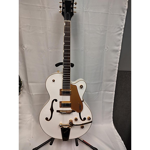 Used Gretsch Guitars Used Gretsch Guitars G5420T Electromatic Alpine White Hollow Body Electric Guitar