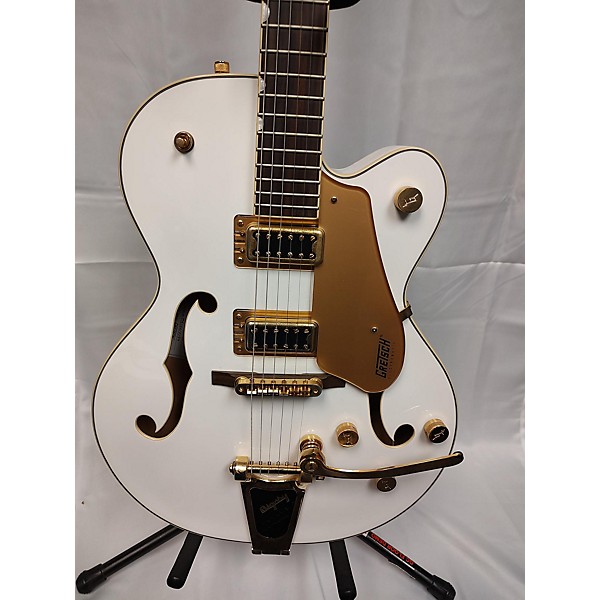 Used Gretsch Guitars Used Gretsch Guitars G5420T Electromatic Alpine White Hollow Body Electric Guitar