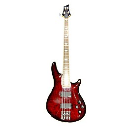 Used Schecter Guitar Research Used Schecter Guitar Research C4 4 String Trans Red Electric Bass Guitar