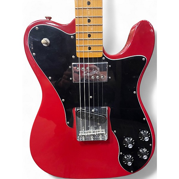 Used Fender 72 telecaster closet custom Red Solid Body Electric Guitar