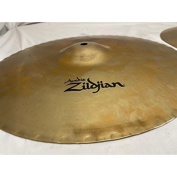 Used Zildjian 14in A Custom Mastersound Hi Hat Pair Cymbal