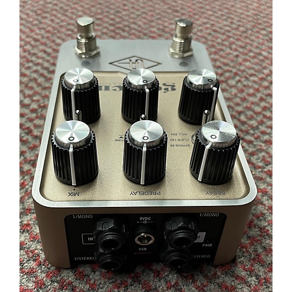 Used Universal Audio GOLDEN REVERBERATOR Effect Pedal