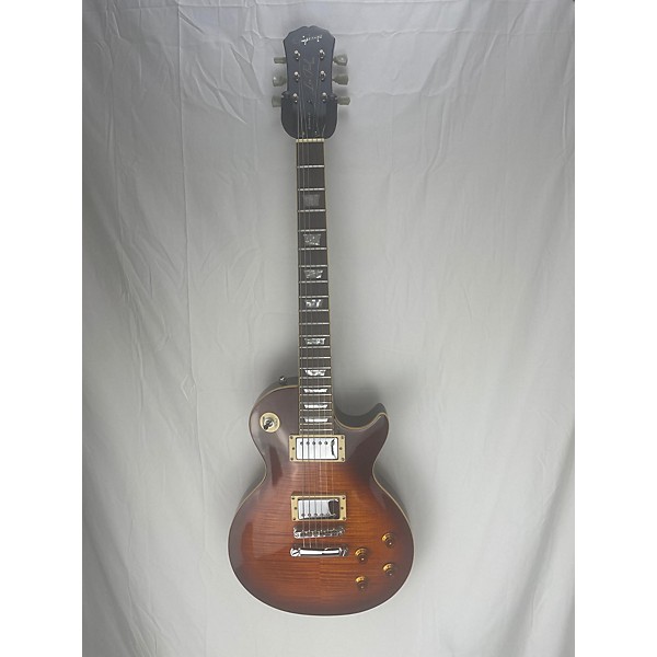 Used Epiphone Used 2001 Epiphone Les Paul Standard Bourbon Burst Solid Body Electric Guitar