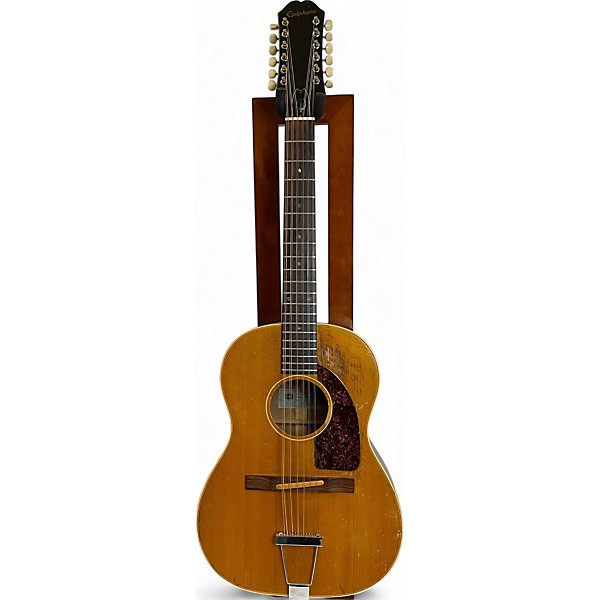 Vintage 1968 Epiphone FT85 Antique Natural 12 String Acoustic Guitar
