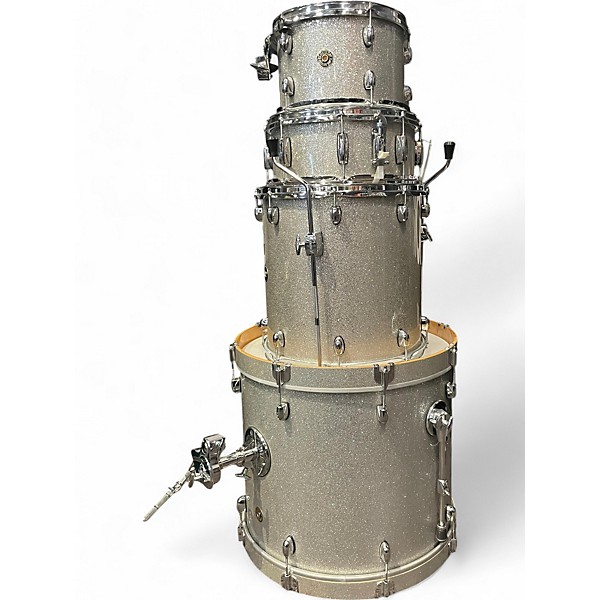 Used Gretsch Drums 4 piece Catalina Maple Silver Sparkle Drum Kit