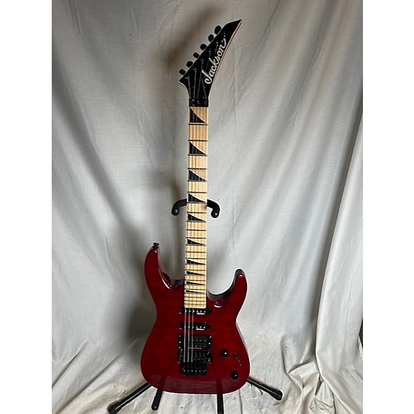 Used Jackson Used Jackson JS34Q Dinky Trans Red Solid Body Electric Guitar