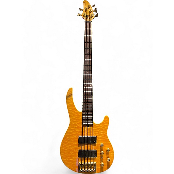 Used Brian Moore Guitars i5 Amber Electric Bass Guitar