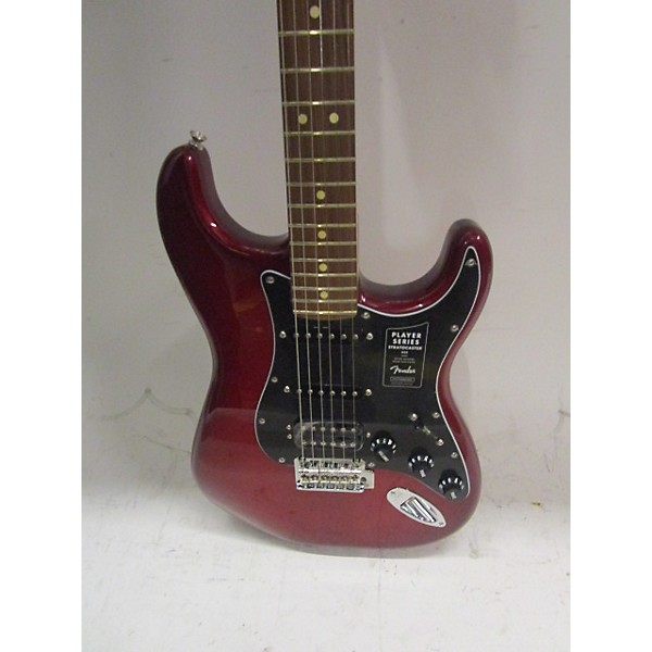 Used Fender Used Fender Player Stratocaster HSS Candy Apple Red Solid Body Electric Guitar