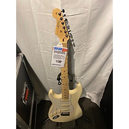 Used Genelec Used 2019 Fender American Professional Stratocaster SSS Left Handed Olympic White Electric Guitar