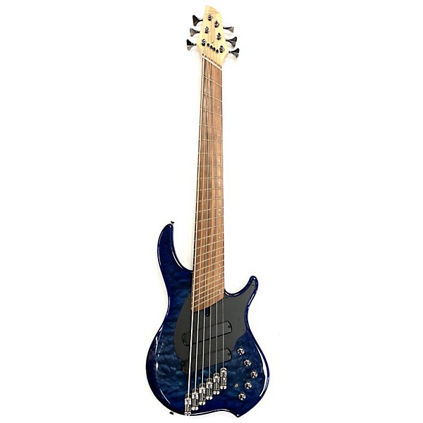 Used Used Dingwall Combustion 6 Blue Burst Electric Bass Guitar