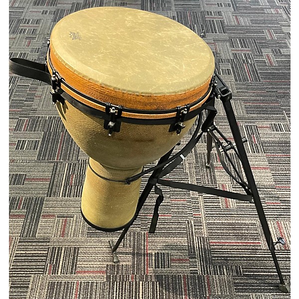 Used Remo MONDO JEMBE W/STAND Djembe