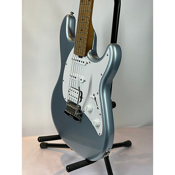 Used Sterling by Music Man Used Sterling By Music Man Cutlass HSS Firemist Silver Solid Body Electric Guitar