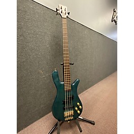 Used Warwick Used Warwick Streamer LX 4 String Trans Blue Electric Bass Guitar