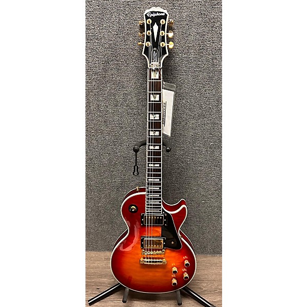 Used Epiphone Prophecy Les Paul Custom Plus EX/GX Solid Body Electric  Guitar 3 Tone Sunburst | Guitar Center