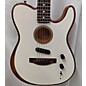 Used Fender Used Fender Acoustasonic Player Telecaster White Acoustic Electric Guitar