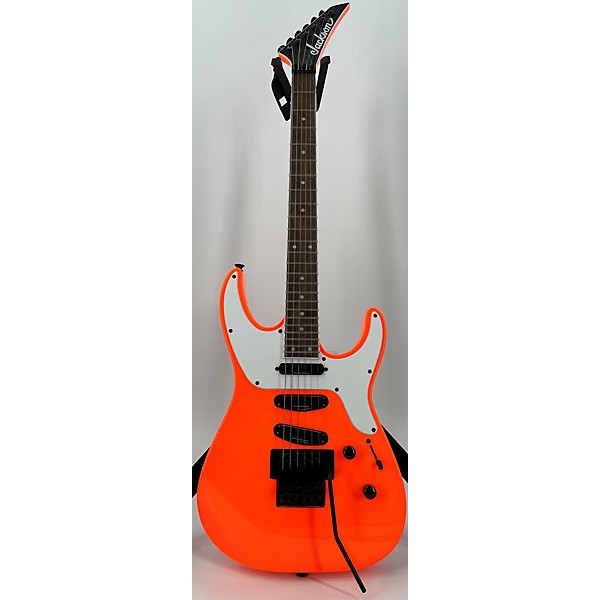 Used Jackson Used Jackson SLX4 Orange Solid Body Electric Guitar