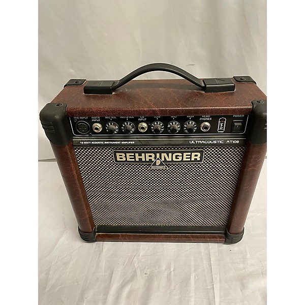 Used Behringer Used Behringer AT108 1X8 15W Ultracoustic Acoustic Guitar Combo Amp