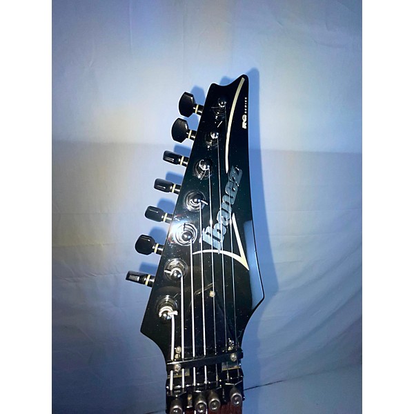 Used Ibanez Used Ibanez RG7620 7 String Black Solid Body Electric Guitar