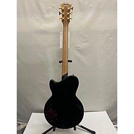 Used D'Angelico Used D'Angelico Deluxe Atlantic Baritone Black Solid Body Electric Guitar