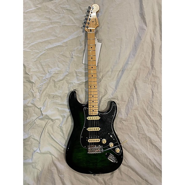 Used Fender Used 2021 Fender Limited Edition Player Stratocaster HSS Green Burst Solid Body Electric Guitar