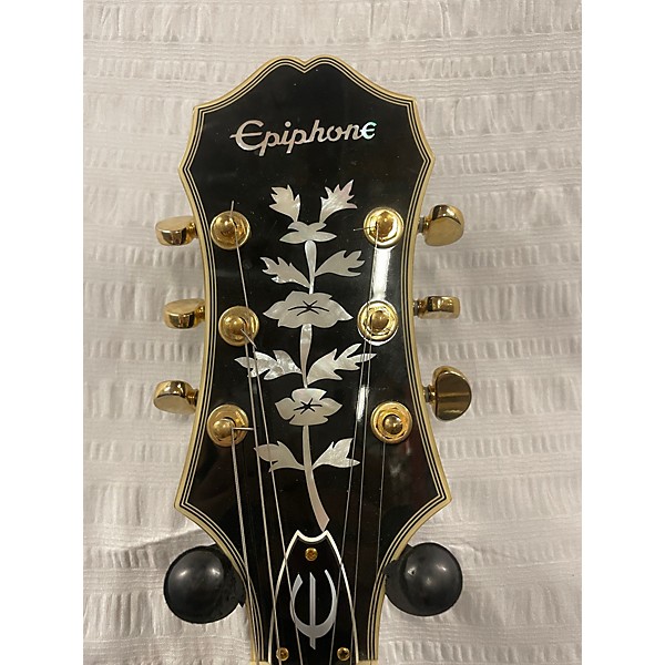 Used Epiphone Used Epiphone Sheraton II Ebony Hollow Body Electric Guitar