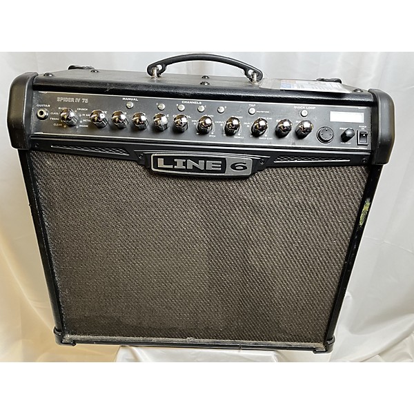 Used Line 6 Spider IV 75W 1x12 Guitar Combo Amp