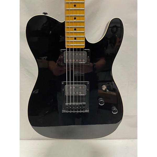 Used Schecter Guitar Research Used Schecter Guitar Research PT Black Solid Body Electric Guitar