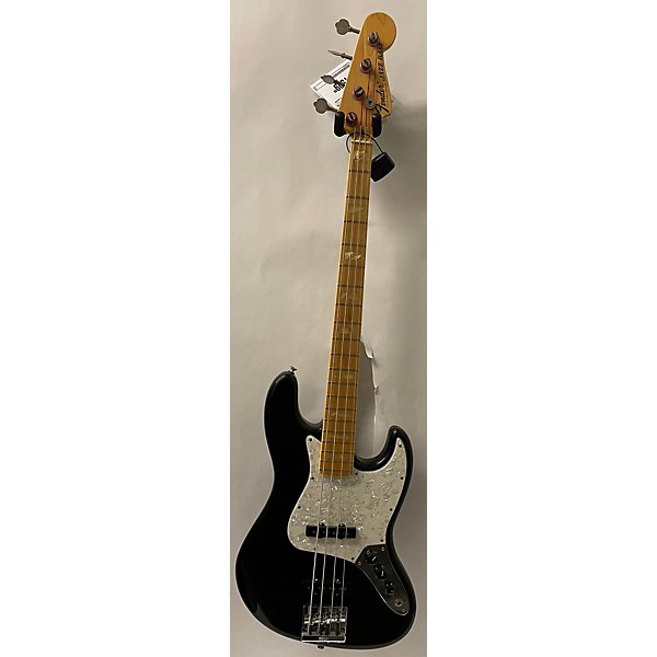 Used Fender Used 2015 Fender USA Geddy Lee Signature Jazz Bass Black Electric Bass Guitar