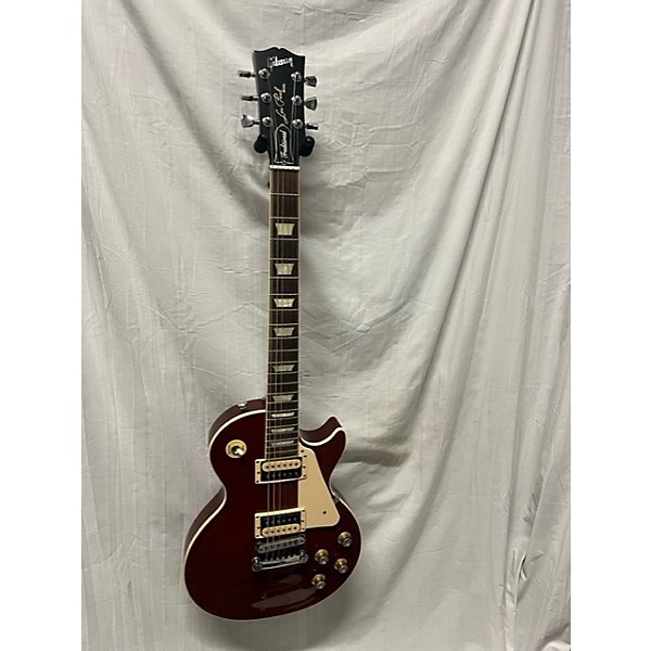 Used Gibson Used Gibson Les Paul Traditional Pro V Refinished Cherry Sparkle Solid Body Electric Guitar