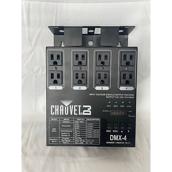 Used CHAUVET DJ DMX-4 Lighting Controller