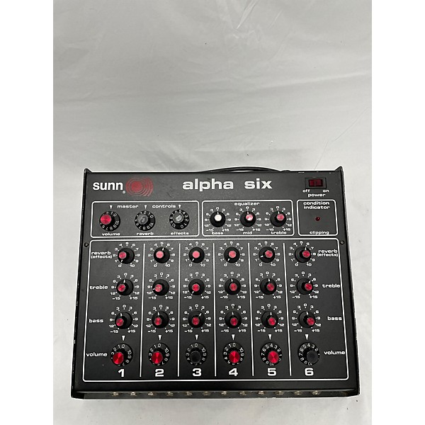 Used Sunn Alpha Six Powered Mixer