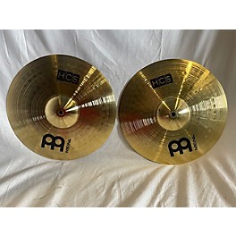 Used MEINL Used MEINL 14in HCS Hi Hat Pair Cymbal