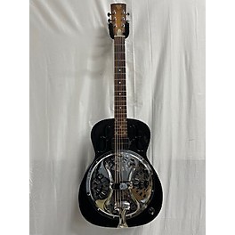 Vintage Fender Vintage 1987 Dobro Model 33 Black Resonator Guitar