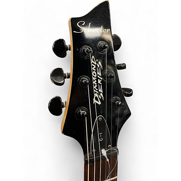 Used Schecter Guitar Research C1 diamond series Gray Solid Body Electric Guitar