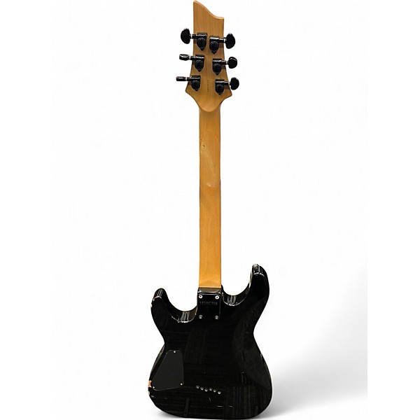 Used Schecter Guitar Research C1 diamond series Gray Solid Body Electric Guitar