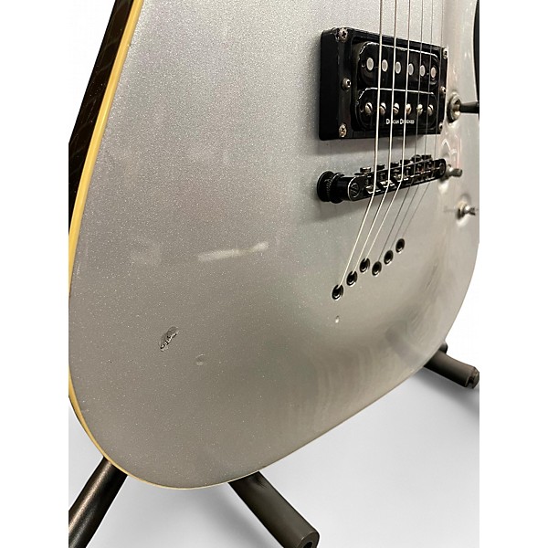 Used Schecter Guitar Research C1 diamond series Gray Solid Body Electric Guitar