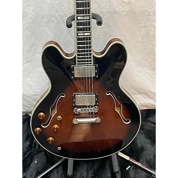 Used Used Epiphone Sheraton 2 Tone Sunburst Hollow Body Electric Guitar