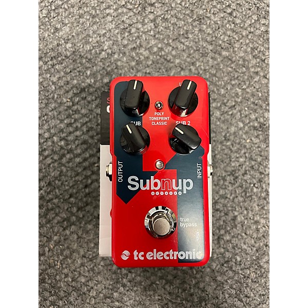 Used TC Electronic Sub N Up Octaver Effect Pedal