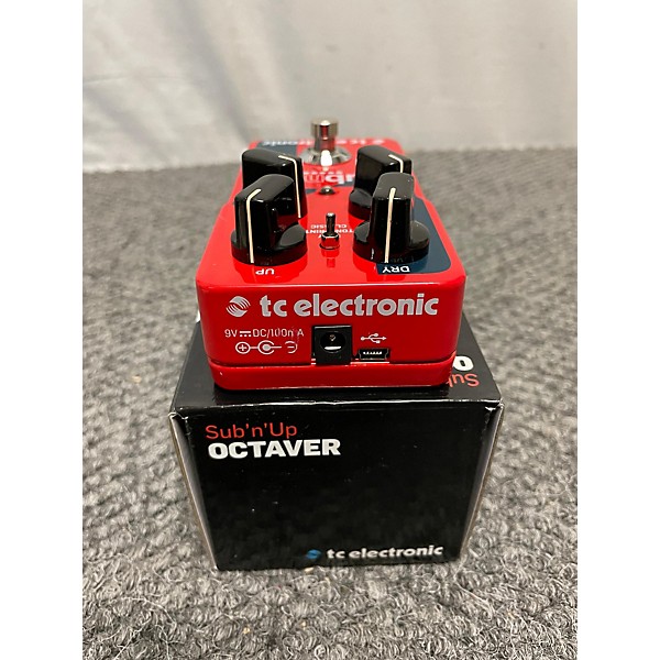 Used TC Electronic Sub N Up Octaver Effect Pedal