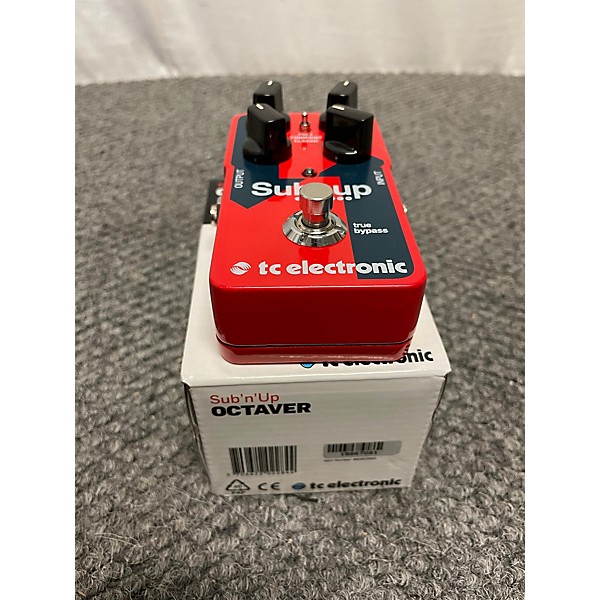 Used TC Electronic Sub N Up Octaver Effect Pedal