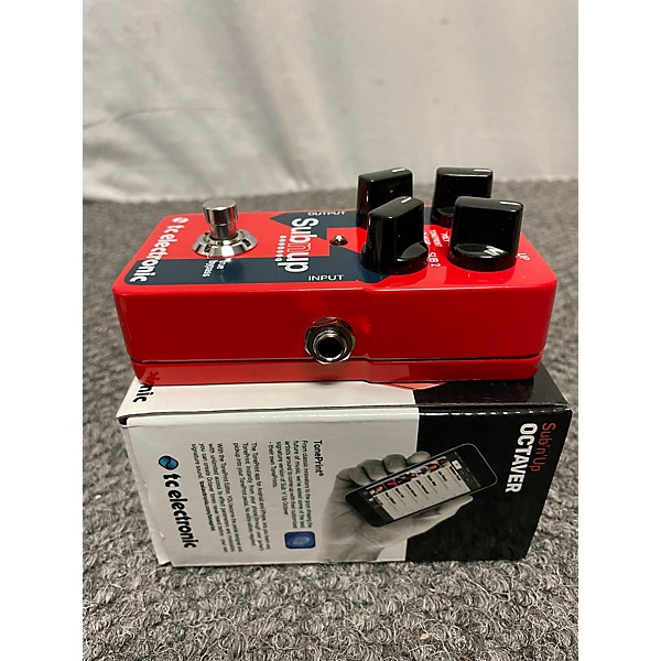 Used TC Electronic Sub N Up Octaver Effect Pedal