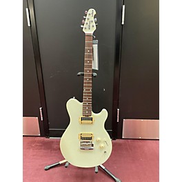 Used Ernie Ball Music Man Used Ernie Ball Music Man Reflex Antique White Solid Body Electric Guitar