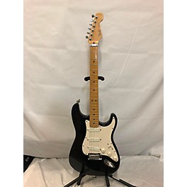 Vintage Fender Vintage 1989 Fender Standard Stratocaster Plus Black Solid Body Electric Guitar