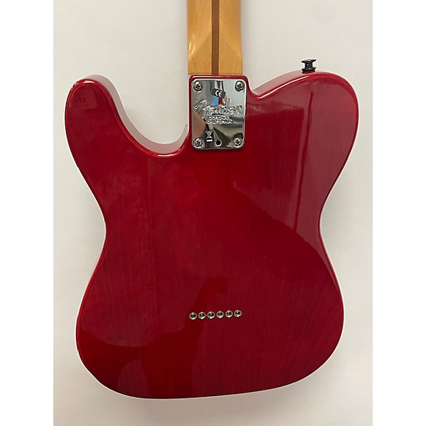 Used Fender Used Fender American Standard Telecaster Crimson Red Transparent Solid Body Electric Guitar