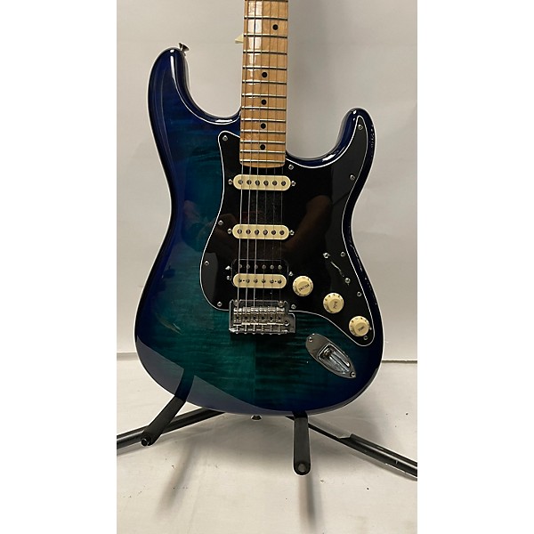 Used Fender Used Fender Player Stratocaster HSS Plus Top Blue Burst Solid Body Electric Guitar