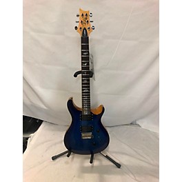 Used PRS Used PRS SE Custom 24 Trans Blue Solid Body Electric Guitar