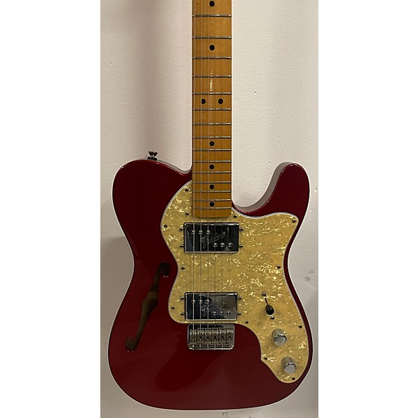 Used Fender Used 2022 Fender Vintera 70s Telecaster Thinline Candy Apple Red Hollow Body Electric Guitar