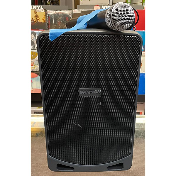 Used Samson Expidition Xp 106 With Wireless Mic Powered Speaker