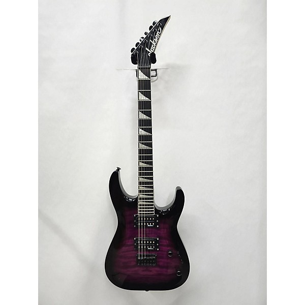 Used Jackson Used Jackson JS32 Dinky Trans Purple Solid Body Electric Guitar